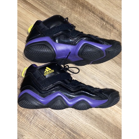 Adidas Top Ten 2000 Lakers Men’s Black Purple Mid-Calf Sneakers Sz 14 main image 15